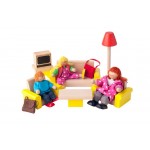 Set mobilier Sufragerie pentru casute de papusi Living Room WoodyLand Set mobilier Sufragerie pentru casute de papusi Living Room WoodyLand